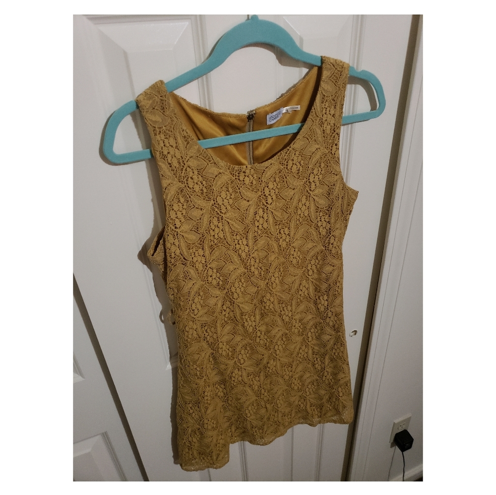 Mustard Lace Dress